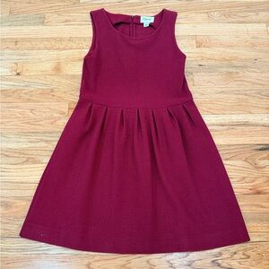 Ganni Burgundy Sleeveless Dress